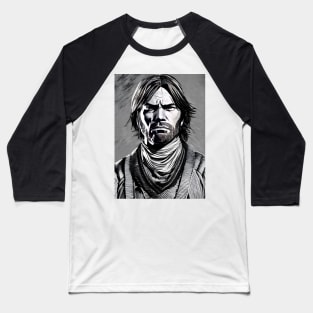 Red Dead Redemption - Outlaw Portrait Baseball T-Shirt